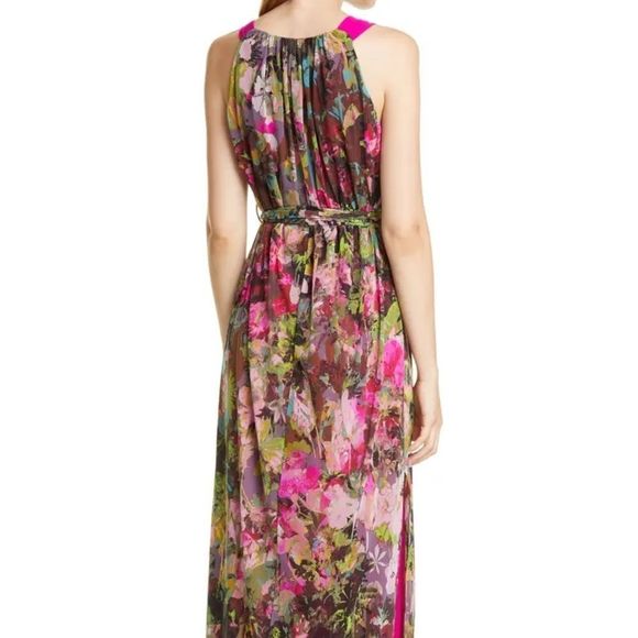 Fuzzi xs nwot floral print maxi - Picture 4 of 11